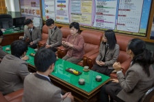무을중학교 차 한잔 대접했습니다.- - 학교다도 - 문경차문화연구원 무을중학교 차 한잔 대접했습니다.-