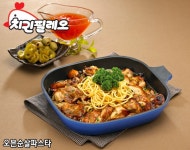 오븐순살파타스 - 오븐베이크치킨류 - 카페형 퓨전치킨전문 프랜차이즈 치킨필레오 오븐순살파타스