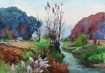 11월 첫주 사생은 보발-구인사-가곡으로 - ⊙ 야외스케치 활동 - 제천사생회 11월 첫주 사생은 보발-구인사-가곡으로