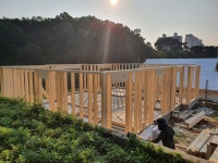 골조공사 2차-1 - 당진현장 - 친환경목조주택 우리 목조 건축 골조공사 2차-1