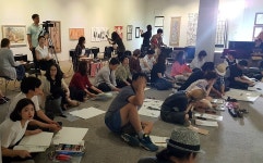 EXHIBITION - 정문규미술관  '한·일 누드작가 60人 드로잉展', 정문규·주운항의 '사제의 아름다운 동행展' 오프닝 & 누드크로키까지