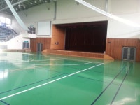신구대학교 실내체육관 전경 - 공지사항 - 세계 유소년 태권도연맹 신구대학교 실내체육관 전경