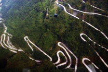 ⑬china 세계 제일 높은 천연 동굴 天門山 天門洞 | 네이트 판