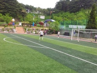4월 바롬축구 훈련 모습 - 바롬 축구 - 강원뇌병변장애인인권협회 4월 바롬축구 훈련 모습