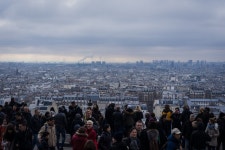 프랑스 파리 몽마르뜨 언덕에서