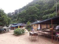 화천 비수구미 마을 트레킹(해산령터널-비수구미계곡 임도-비수구미 왕복 12km,5시간 소요) 비수구미 민박- 비빔밥 - 뽐뿌:등산포럼 화천... 