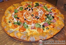 [목동맛집]방송만 17회이상 출연한 흑미도우 피자! 피자알볼로 목동본점!