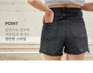[메이젤 숏데님팬츠] 시크폭스