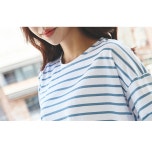 [테일트 스트라이프티셔츠] 시크폭스