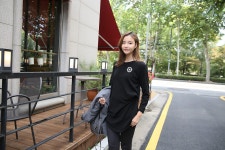 [미르빌 핀턱티셔츠] 초코맘