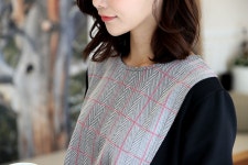 [다정한손길 체크원피스] 초코맘