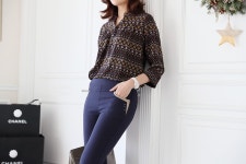 [시간의추억 차이나나염블라우스] 초코맘