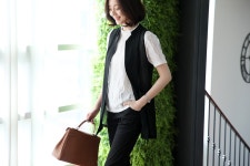 [써니데이 쉬폰조끼] 초코맘