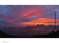 봉래산서 바라본 환상의 노을빛 - 자유게시판 출사코리아