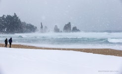추암의 첫 눈 - 베스트갤러리 출사코리아
