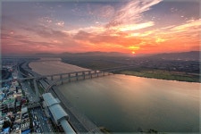 낙동강의 노을빛 - 베스트갤러리 출사코리아