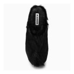 머스트잇(MUSTIT) - 23SS 질샌더 Black fur clog