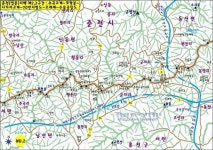 백두대간 - 영춘지맥 2구간(추곡고개~꼬깔봉~덕만이고개~426.4봉~모래재)