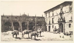 The Convent of Huelgas near Burgos (Huelgas) | Lionel LINDSAY | NGV | View Work