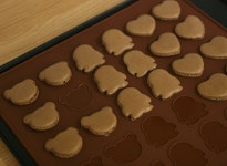 [실리콘 마카롱패드 30구 (3가지 모양)] (주)쿠키베베 [실리콘 마카롱패드 30구 (3가지 모양)]