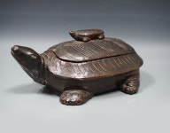 [골동품 몽순이네]옛날물건 엔틱 그림 소품 | 밴드 거북이 합 높이 14.3cm * 넓이 33cm 판매가 > 14만.택포  