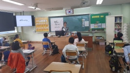 9월 24일 목요일 광주 *영 초등학교 3학년 친구들을 만나고 왔어요. *영 초등학교 3학년에는 양이 인공와우를 사...