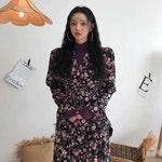 크레이지걸스 플라워랩원피스-ops