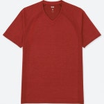 MEN Dry EX Short Sleeve V Neck T-Shirt  | UNIQLO