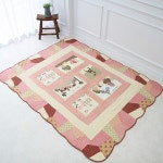  [단잠]순면워싱100% 핸드메이드패치 카페트 선데이K | 레이틀리 [단잠]순면워싱100% 핸드메이드패치 카페트 선데이K