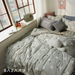 다원몰 :: 배색 리플 침구세트(퀸) 이불 단품 배색 리플 침구세트(퀸) 이불 단품