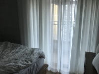 디자인 패브릭 전문브랜드 데코뷰 예뻐영ㅎㅎㅎ 너무 어두운것도 싫구 은은하게 들어오는게 좋아서 흰색으루 했는데 너무사용후기 - 주식회사... 