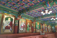 롯데관광::명품여행 [가을단풍] 1400년 고찰 월정사에 단풍을 품은  오대산 전나무숲 강릉 커피거리 당일
