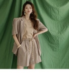 셀럽들의 선택, DINT - J1265 로운드 백 버튼 패드 하프 싱글 자켓(6th REORDER) 셀럽들의 선택, DINT