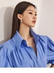 셀럽들의 선택, DINT - J1845 리타 퍼프 싱글버튼 미디 코트(벨트SET) 셀럽들의 선택, DINT