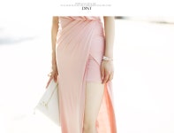 [D2054 밀라 슬릿 롱 원피스*one size*(당일출고)]