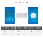 SONOFF® S31 US 16A Mini WIFI Smart Socket Home Power... 63 sold out-arrival notice-arrival notice SONOFF® S31 US 16A Mini WIFI... 