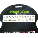  밀리터리 헤어두건(브라운+레드브라운)