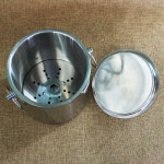  스텐 양손잡이 양동이A(2L) (15cmx20cm)