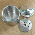  스텐 양손잡이 양동이A(2L) (15cmx20cm)