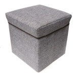  모던 그레이 면마 수납함(27L)