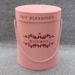  3종 파스텔 원통 선물상자 세트(핑크)