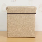  모던 베이지 면마 수납함(27L)