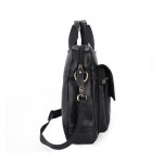  트로이 소가죽 숄더백(블랙)