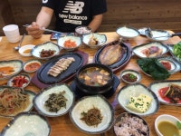 (요리) 쌈밥정식 먹었어요~ - 행복한 유머, 웃긴대학에 오셨습니다 !!