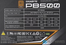 PC 리뷰 - GIGABYTE PB500 80PLUS BRONZE 유체베어링