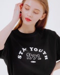 스테이 유스 반팔 티셔츠 / 블랙