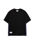 [스페이스 에이지] SPACE AGE - SIDE TAPE T-SHIRTS(BLK) 반팔티 티셔츠