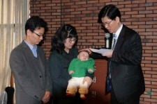 황효창/조명자 - 아기축복사진 - 대구동신교회