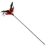   묘용장난감 애묘(귀여운 고양이) 재미있는 봉운동을 즐거움 장마리 랜덤색 1개