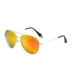 Lian San 2015 new Color Mirror Fashion Aviator Sunglasses Classic Metal Frame men women sunglasses S866